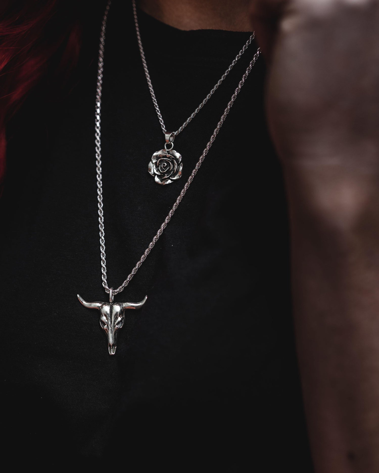 Bison Skull Necklace - KatzKollective