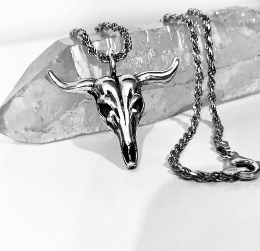 Bison Skull Necklace