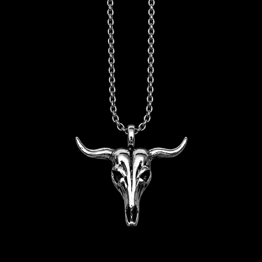 Bison Skull Necklace