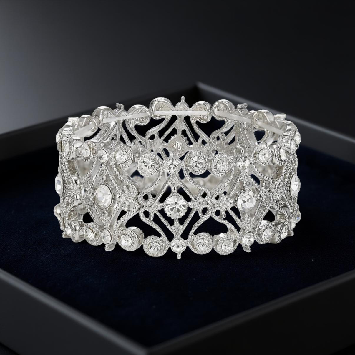 Crystal stretchy stage ready bracelet