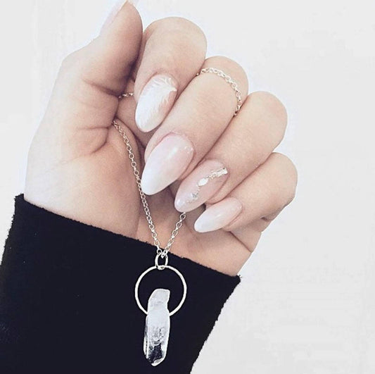 Clear Quartz Necklace - KatzKollective