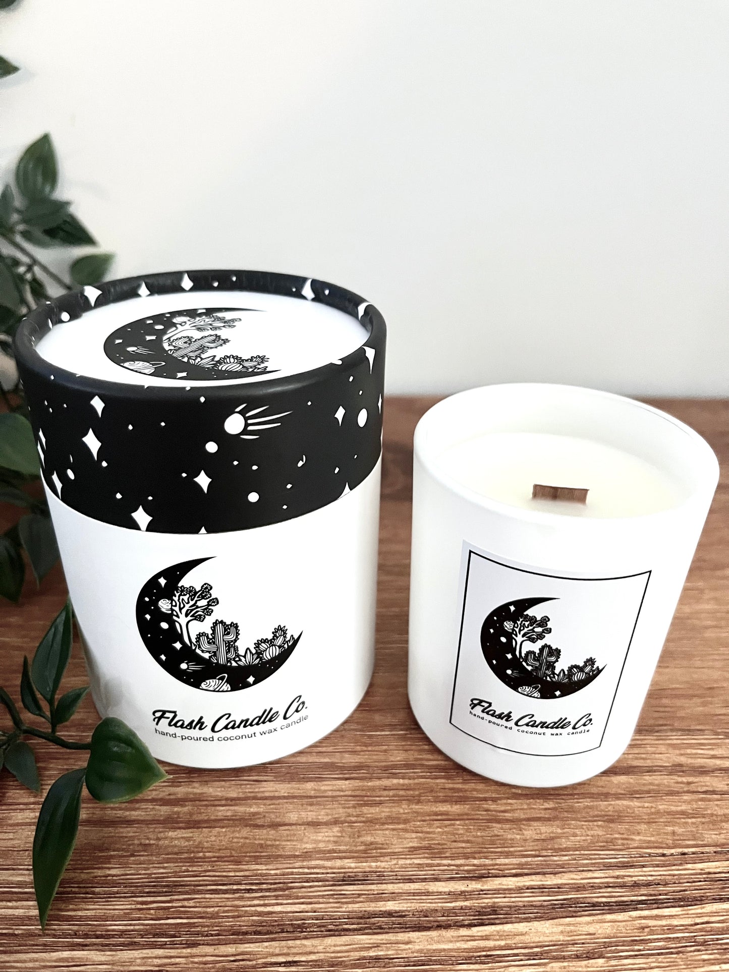 Coconut Wax Candles -Snake crystal logo