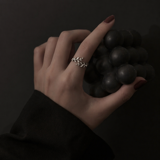 Sterling Silver Vine Ring