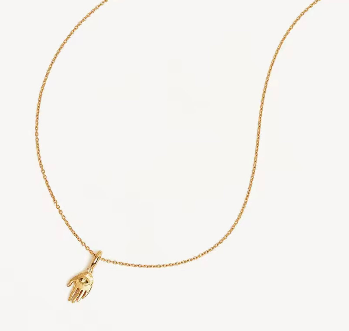 Hamsa hand necklace