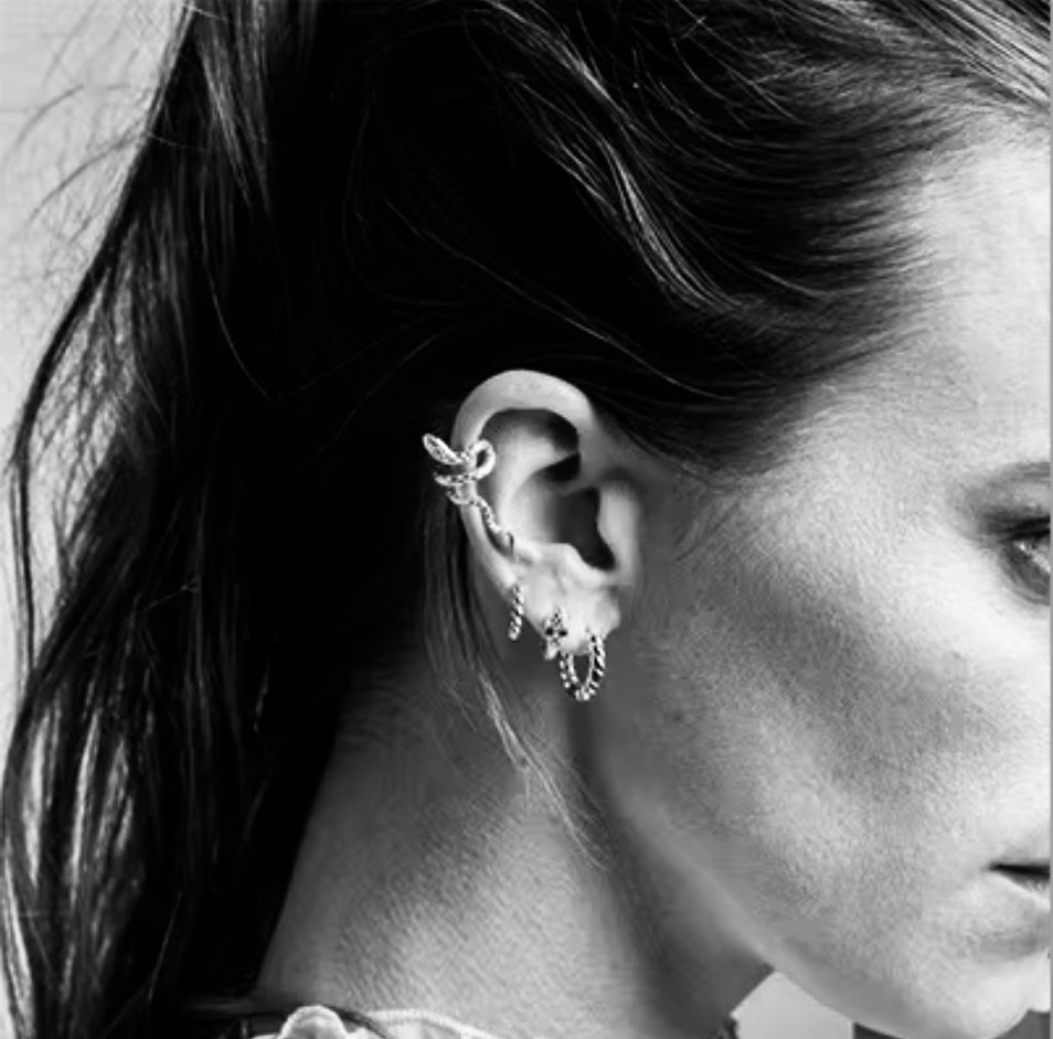 Snake cuff earrings 14kt gold filled