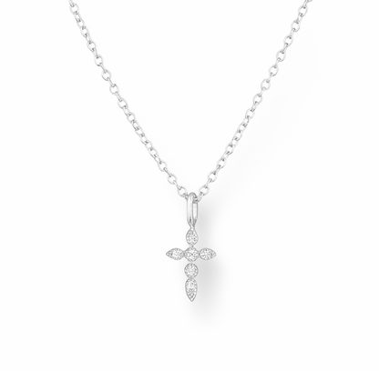 Cross Sterling silver necklace
