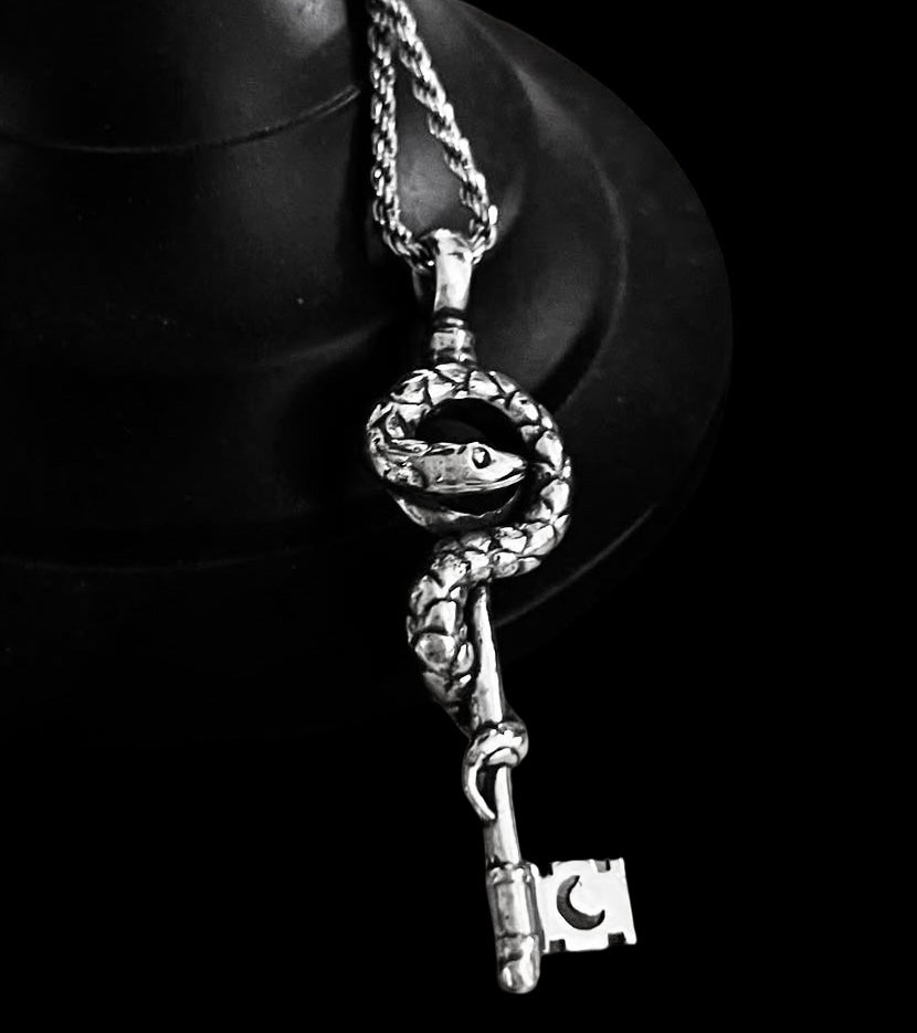 Snake Key Necklace