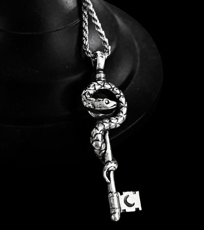 Snake Key Necklace