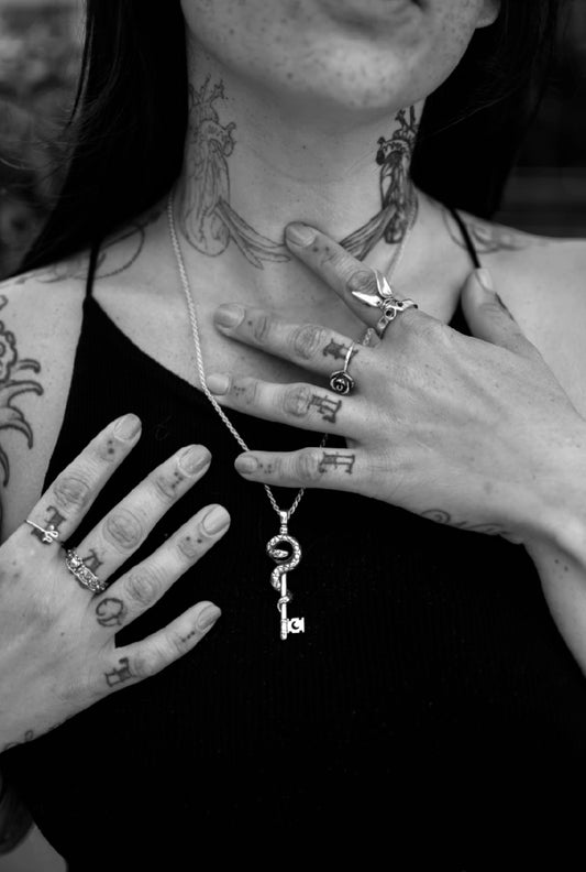 Snake Key Necklace