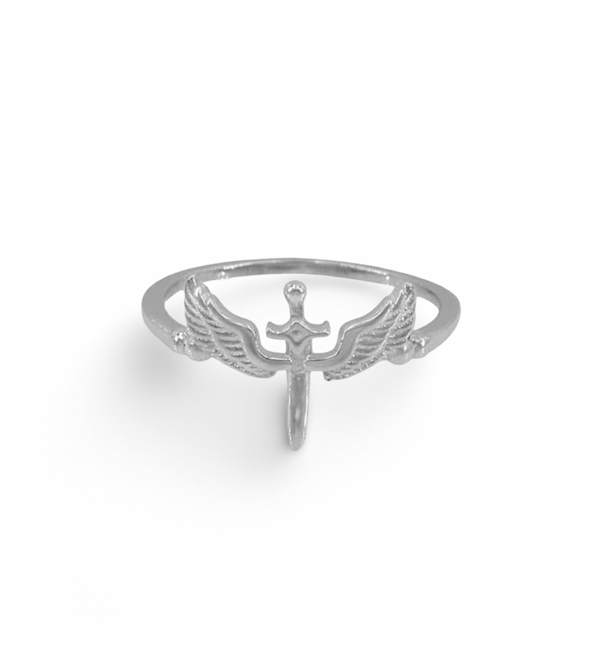 Angel Ring – Sterling Silver Handcrafted Guardian Jewelry