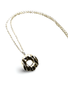 14kt real gold donut necklace