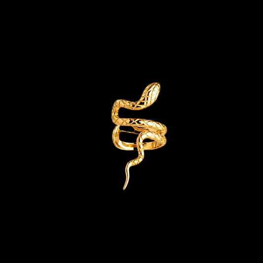 Snake cuff earrings 14kt gold filled