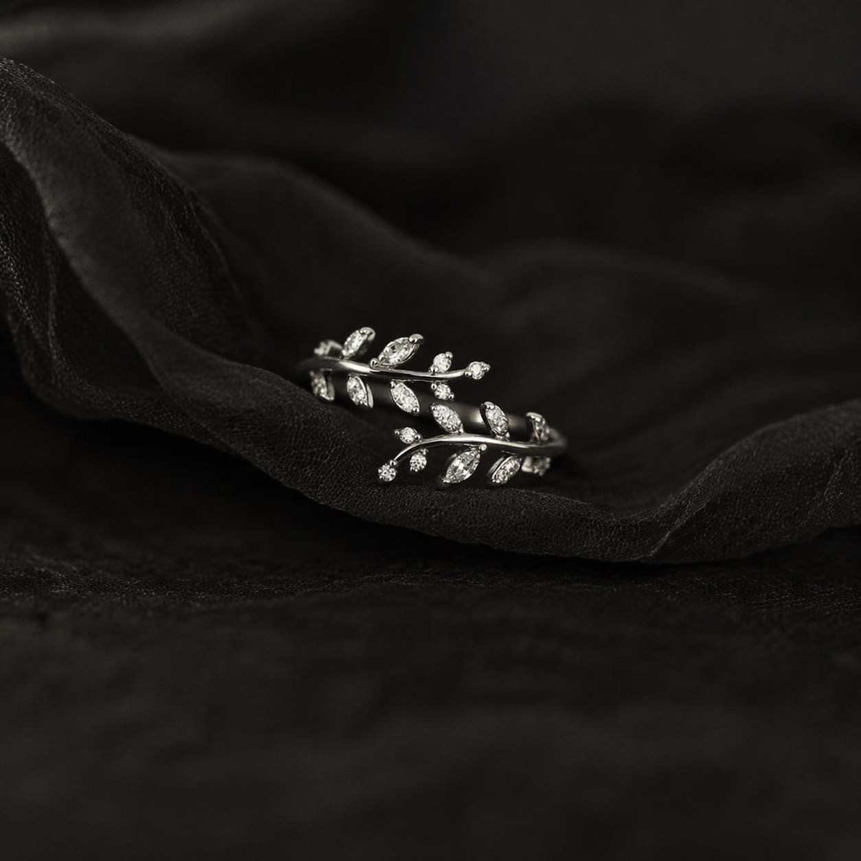 Sterling Silver Vine Ring