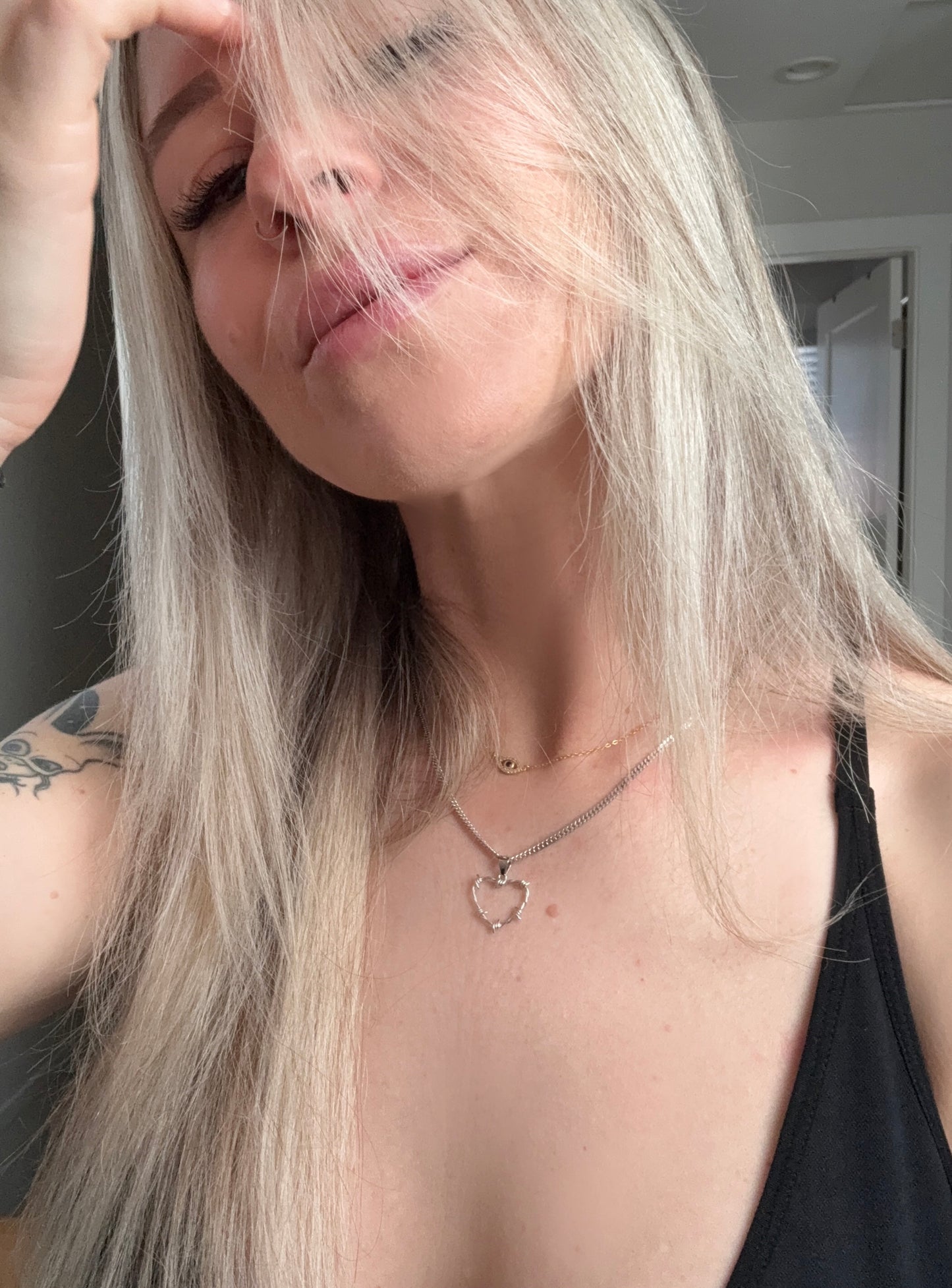 Heartbreaker Necklace – Barbed Wire Heart Pendant | Katz Kollective