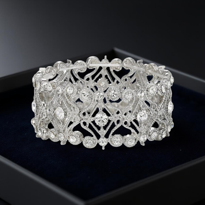 Crystal stretchy stage ready bracelet