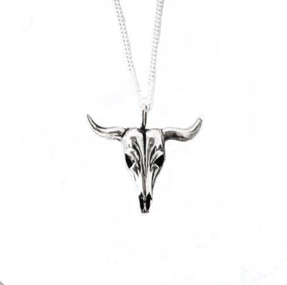 Bison Skull Necklace - KatzKollective