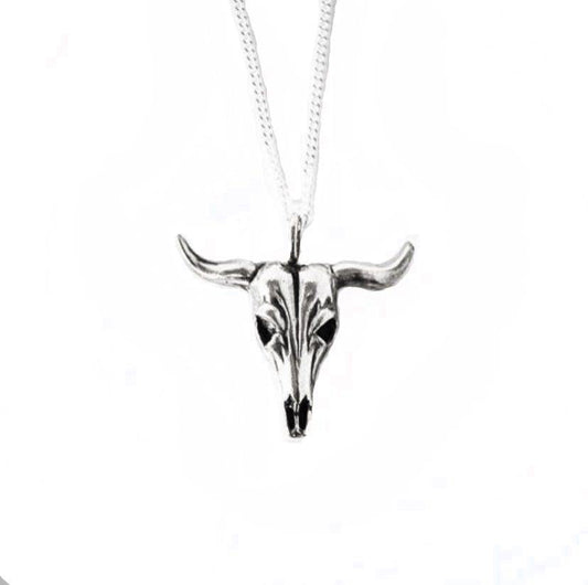 Bison Skull Necklace - KatzKollective