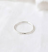 Hammered Sterling Silver Stackable Ring - KatzKollective