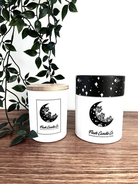 Coconut Wax Candles -Snake crystal logo