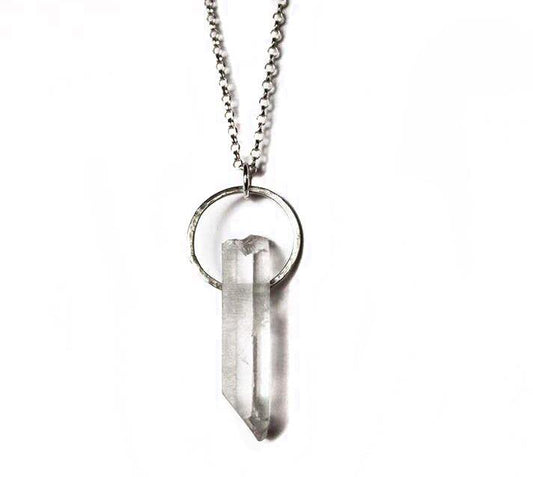 Clear Quartz Necklace - KatzKollective